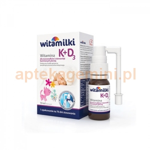 COLFARM Witamilki, Witamina K+D3, aerozol dla dzieci od pierwszych dni życia, 10ml OKAZJA