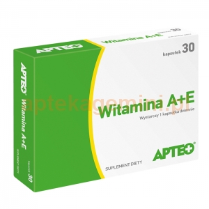 SYNOPTIS PHARMA Witamina A+E, Apteo, 30 kapsułek