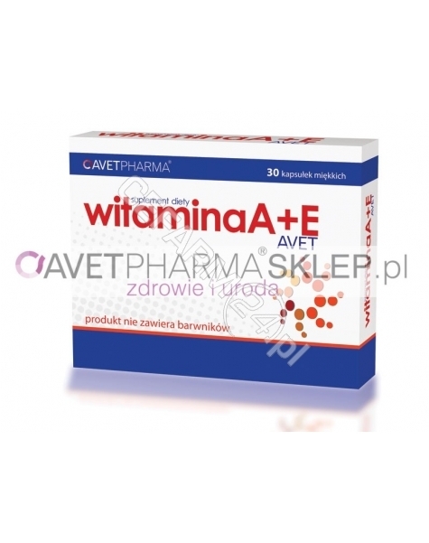 AVET Witamina A+E x 30 kaps (Avet)