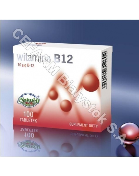 NATURELL Witamina b12 10 mcg x 100 tabl