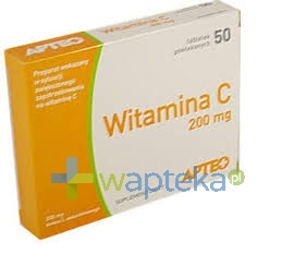 SYNOPTIS PHARMA SP. Z O.O. Witamina C APTEO 200mg 50 tabletek