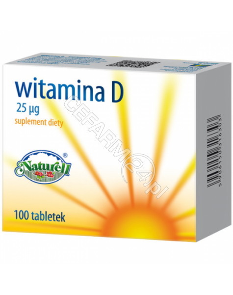 NATURELL Witamina D x 100 tabl powlekanych