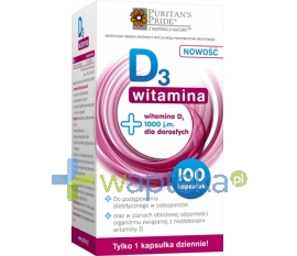 HOLBEX Witamina D3 100 kapsułek 3134