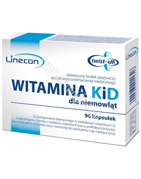 OLEOFARM Witamina KiD dla niemowląt x 96 kaps twist-off (Linecon)