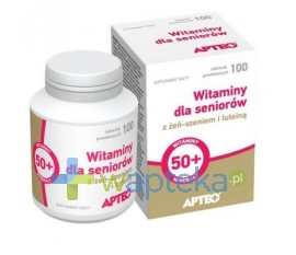 SYNOPTIS PHARMA SP. Z O.O. Witaminy dla seniorów 100 tabletek Apteo 18399