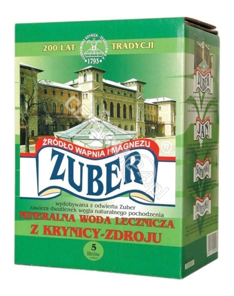 UZDROWISKO KRYNICKO-POPRADZKIE Woda lecznicza Zuber 5 l - Krynica