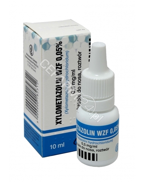 POLFA WARSZA Xylometazolin 0,05% krople 10 ml (Polfa Warszawa)