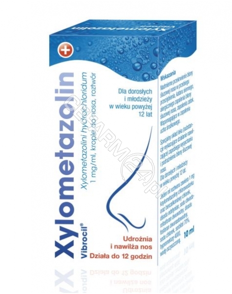NOVARTIS Xylometazolin Vibrocil 0,1% krople do nosa 10 ml
