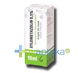 WARSZAWSKIE ZAKŁ.FARM. POLFA S.A. Xylometazolin WZF 0,1% krople 10 ml