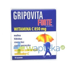 N.P.ZDROVIT SP Z O.O. Zdrovit Gripovita Forte proszek 10 sasz.