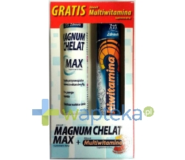 NATUR PRODUKT PHARMA SP. Z O.O. Zdrovit Magnum Chelat Max 20 tabletek + Zdrovit Multivit 20 tabletek