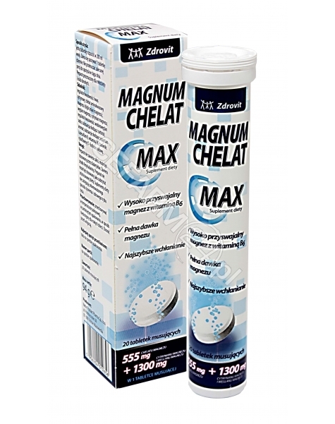 NP PHARMA Zdrovit magnum chelat max x 20 tabl musujących