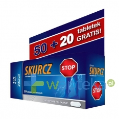 N.P.ZDROVIT SP Z O.O. Zdrovit Skurcz 50 tabletek + 20 tebletek gratis