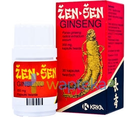 KRKA POLSKA SP. Z O.O. Żeń-szeń Ginseng 350mg 30 kapsułek