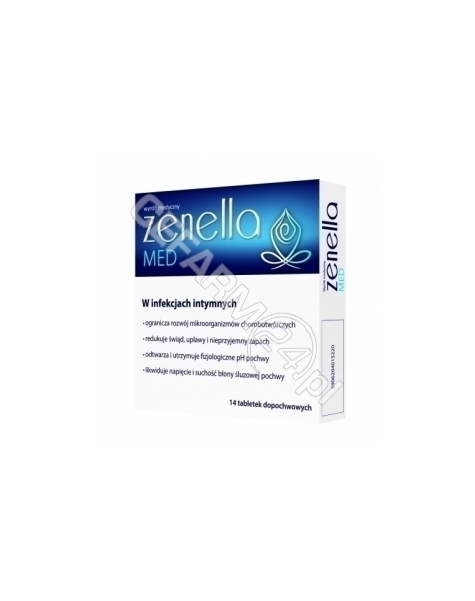 NATUR PRODUK Zenella med x 14 tabl dopochwowych