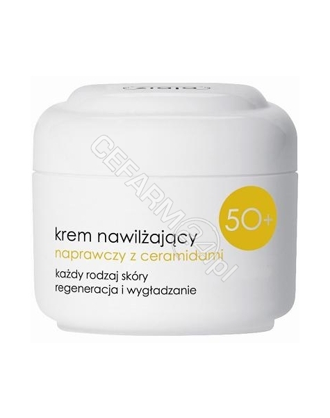 ZIAJA Ziaja 50+ krem nawilżający naprawczy z ceramidami 50 ml