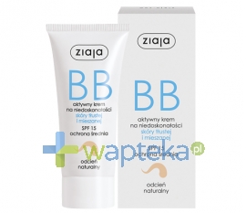 ZIAJA LTD. Z.P.L. ZIAJA BB Krem do skóry tłustej i mieszanej odcień naturalny 50ml