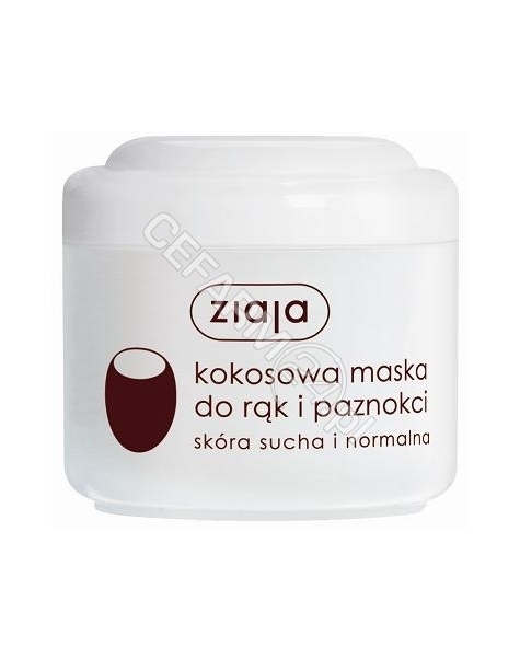 ZIAJA Ziaja kokosowa maska do rąk i paznokci 75 ml - dostępne ostatnie sztuki