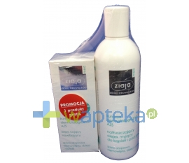 ZIAJA LTD. Z.P.L. ZIAJA MED AZS natłuszczający olejek myjący do kąpieli i pod prysznic 270ml + krem kojąco-nawilżający 50ml