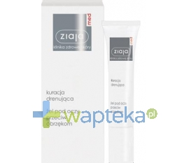 ZIAJA LTD. Z.P.L. ZIAJA MED drenujący żel pod oczy przeciw obrzękom 15ml