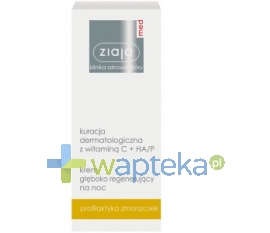 ZIAJA LTD. Z.P.L. ZIAJA MED kuracja dermatologiczna z witaminą C krem regenerujący na noc 50 ml