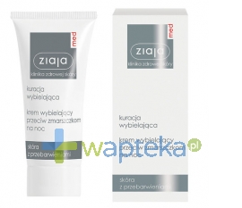 ZIAJA LTD. Z.P.L. ZIAJA MED Kuracja Wybielająca Krem na noc na zmarszczki przebarwienia 50ml