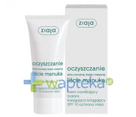 ZIAJA LTD. Z.P.L. ZIAJA OCZYSZCZANIE Krem nawilżający SPF10 50ml