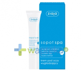 ZIAJA LTD. Z.P.L. ZIAJA SOPOT SPA Krem pod oczy wygładzający 15ml