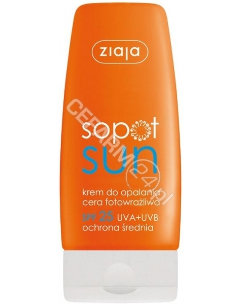 ZIAJA Ziaja sopot sun - krem do cery fotowrażliwej spf 25 60 ml