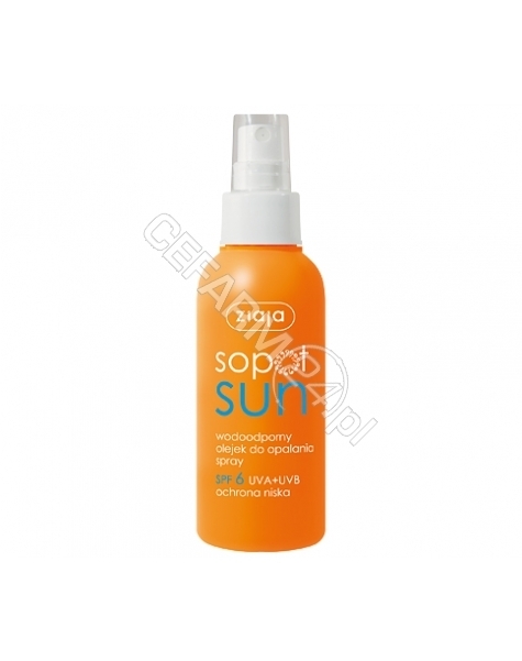 ZIAJA Ziaja sopot sun - olejek do opalania w sprayu spf 6 125 ml