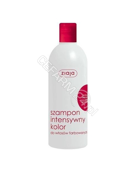 ZIAJA Ziaja włosy szampon intensywny kolor olej rycynowy 400 ml