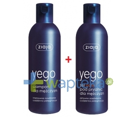 ZIAJA LTD. Z.P.L. SP. Z 0.0. Ziaja YEGO Zestaw szampon 300 ml + żel Activ 300 ml GRATIS
