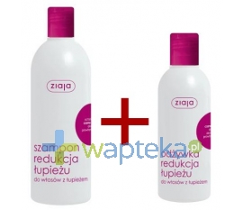 ZIAJA LTD. Z.P.L. SP. Z 0.0. ZIAJA Zestaw Szampon redukcja łupieżu czarna rzepa 400ml + Odżywka redukcja łupieżu czarna rzepa 200ml