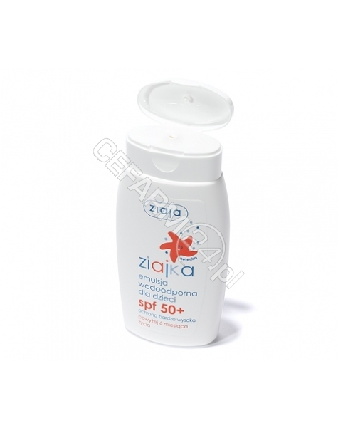 ZIAJA Ziaja ziajka słoneczna emulsja do opalania dla dzieci spf 50+ 125 ml