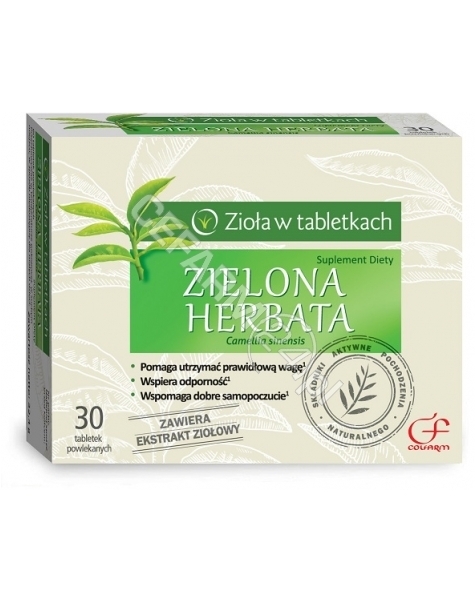 COLFARM Zielona herbata x 30 tabl