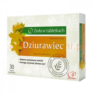 COLFARM Zioła w tabletkach, Dziurawiec, 30 tabletek