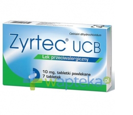 VEDIM SP.Z O.O. Zyrtec UCB 0,01 g 7 tabletek